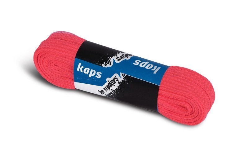 Sznurowadła do butów sportowych sznurówki różowe płaskie Kaps -100 cm