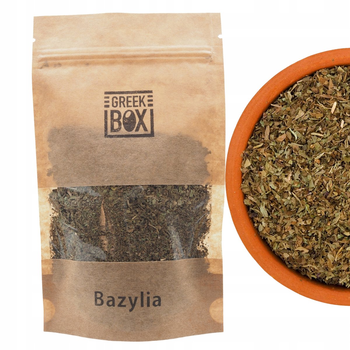 Bazylia suszona na słońcu GRECKA Aromatyczna zbierana kruszona RĘCZNIE 25 g