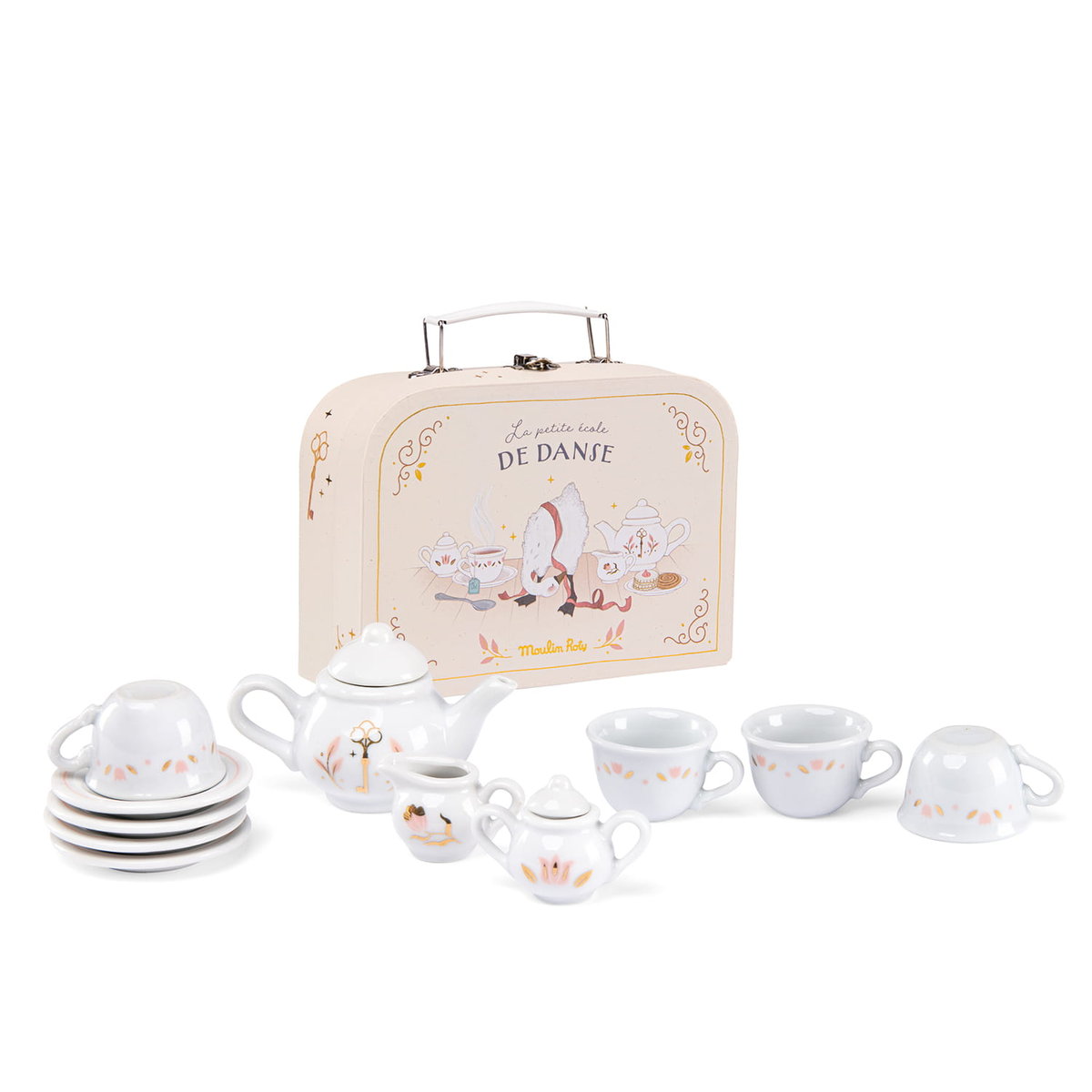 Zestaw naczyń ceramicznych w walizce 667152