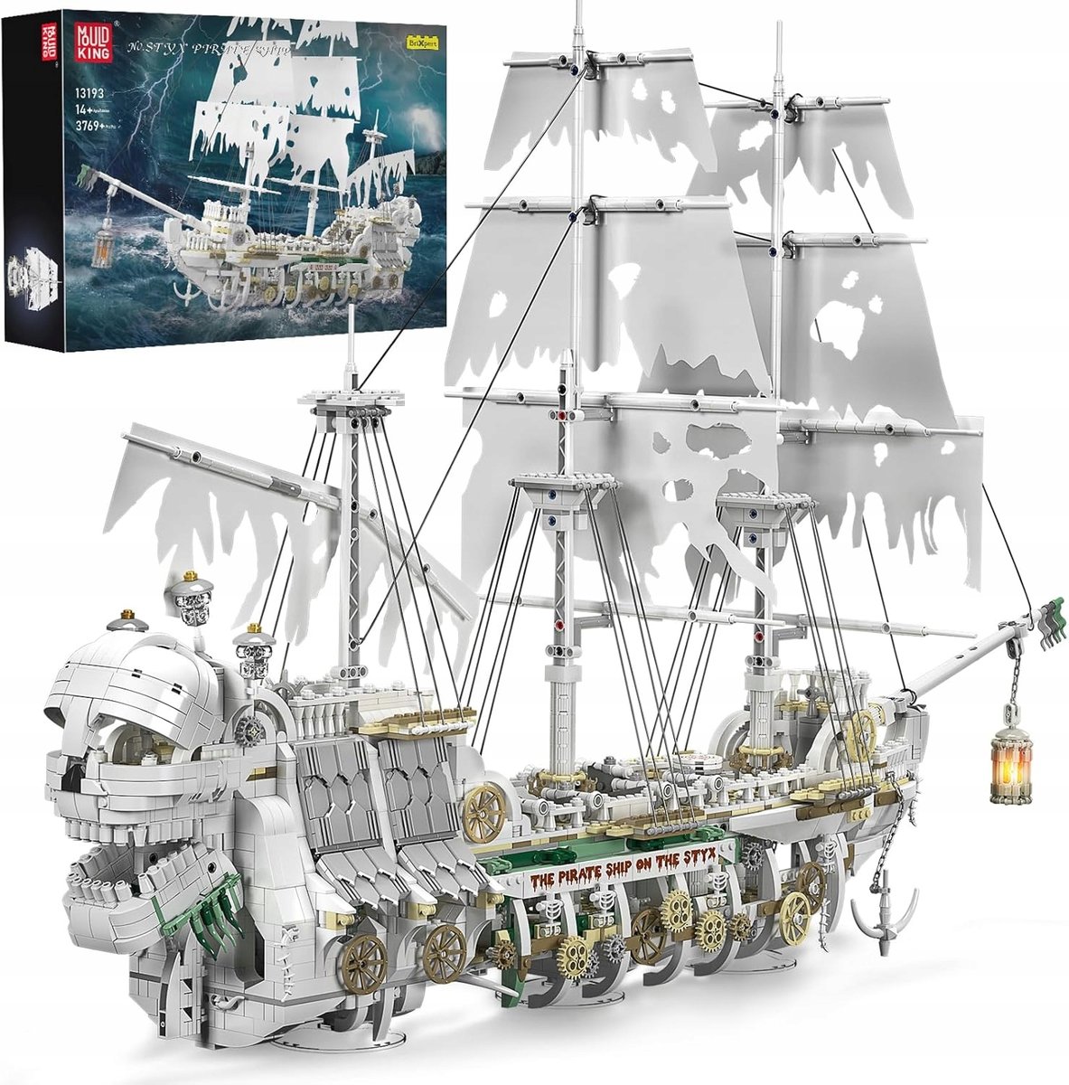 Klocki Mould King 13193 STYX statek Piracki Duży model do budowy 3769 eleme