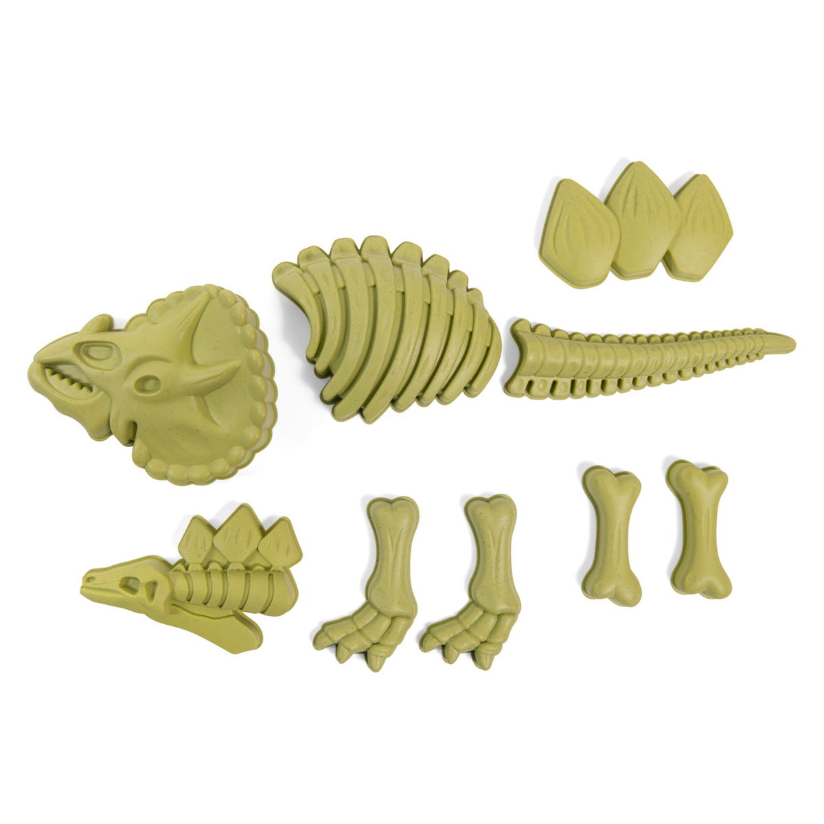 Zestaw 9 foremek do piasku DINOZAUR 713364