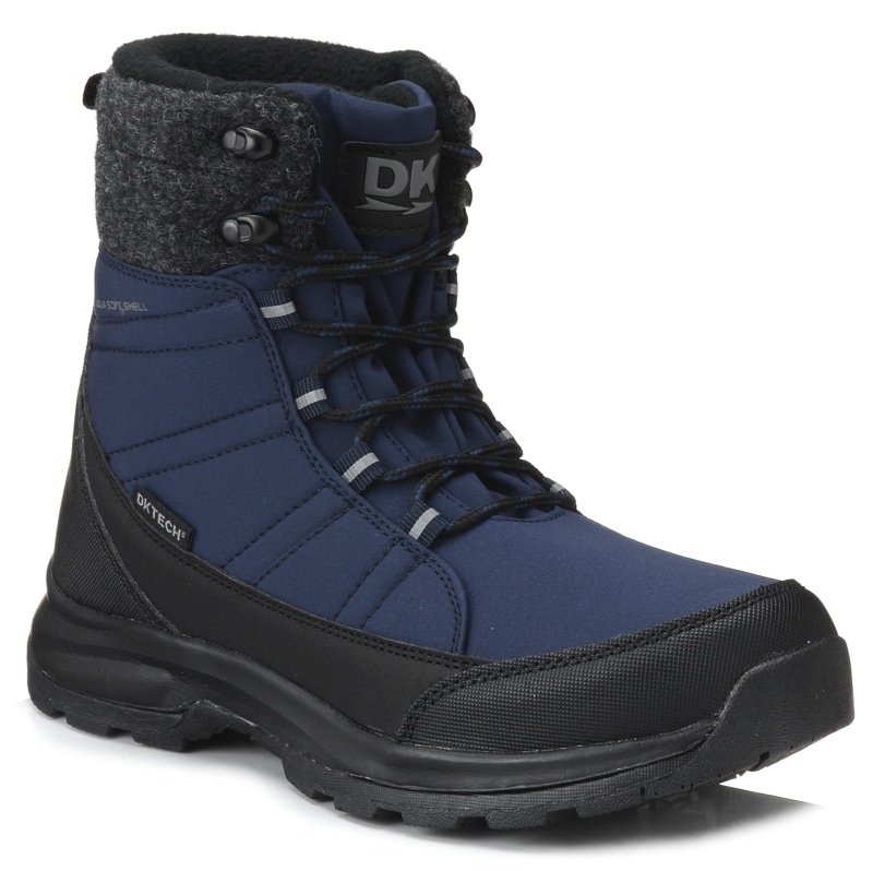 Buty zimowe ocieplane śniegowce wysokie za kostkę softshell DK 2104-36