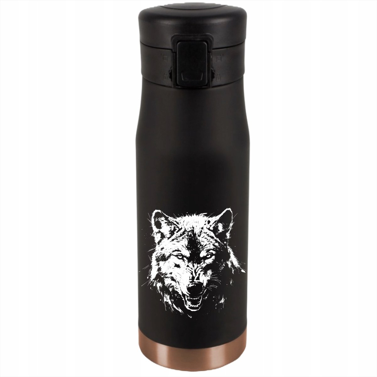 VICARLO KUBEK TERMICZNY Z GRAWEREM DO KAWY HERBATY WILK