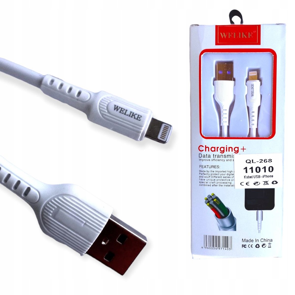 ŁADOWARKA LIGHTNING SZYBKA KABEL USB DO IPHONE