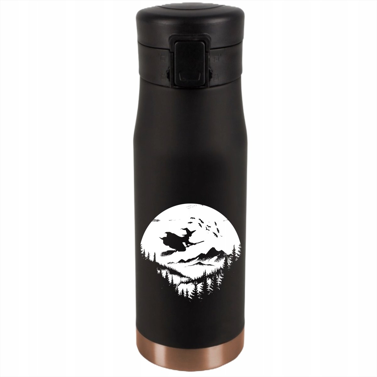 VICARLO KUBEK TERMICZNY Z GRAWEREM DO KAWY HERBATY CZAROWNICA NA MIOTLE