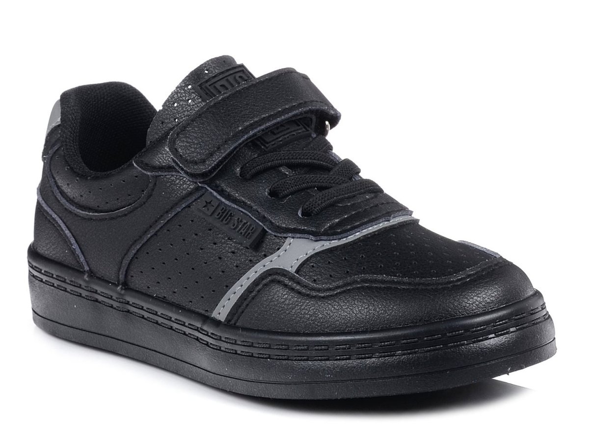 Buty dziecięce BIG STAR chłopięce sportowe na rzepy czarne LL374081-32