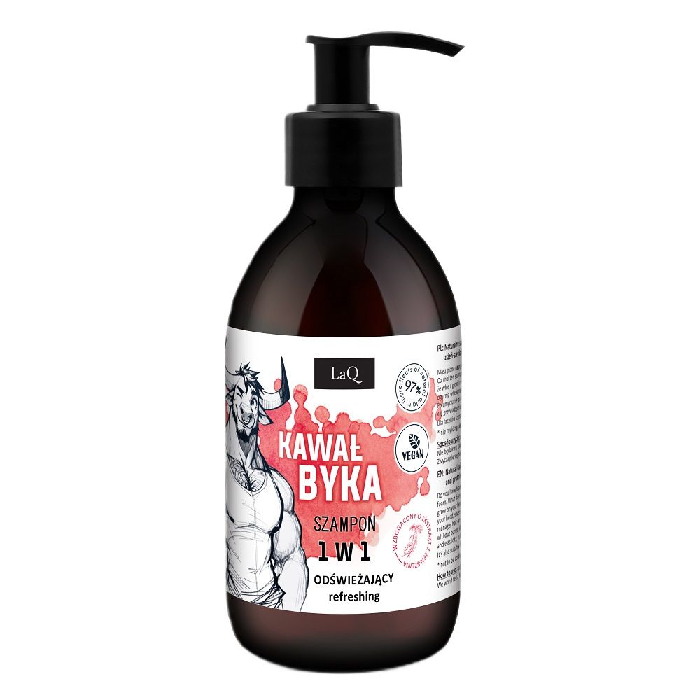 LAQ Odświeżjący szampon do włosów Kwał Byka 500ml