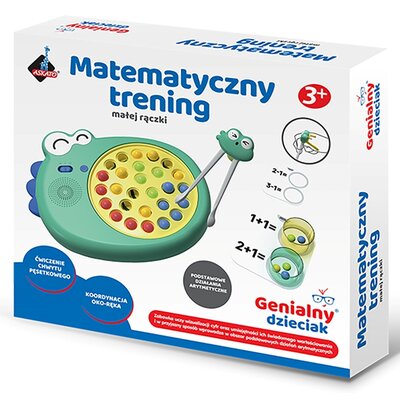 Zabawka edukacyjna ASKATO Genialny dzieciak Matematyczny trening małej rączki 126258 | Bezpłatny transport