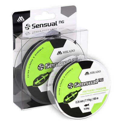 Żyłka MIKADO Sensual N.G Feeder 0.28 mm / 150 m Czarny