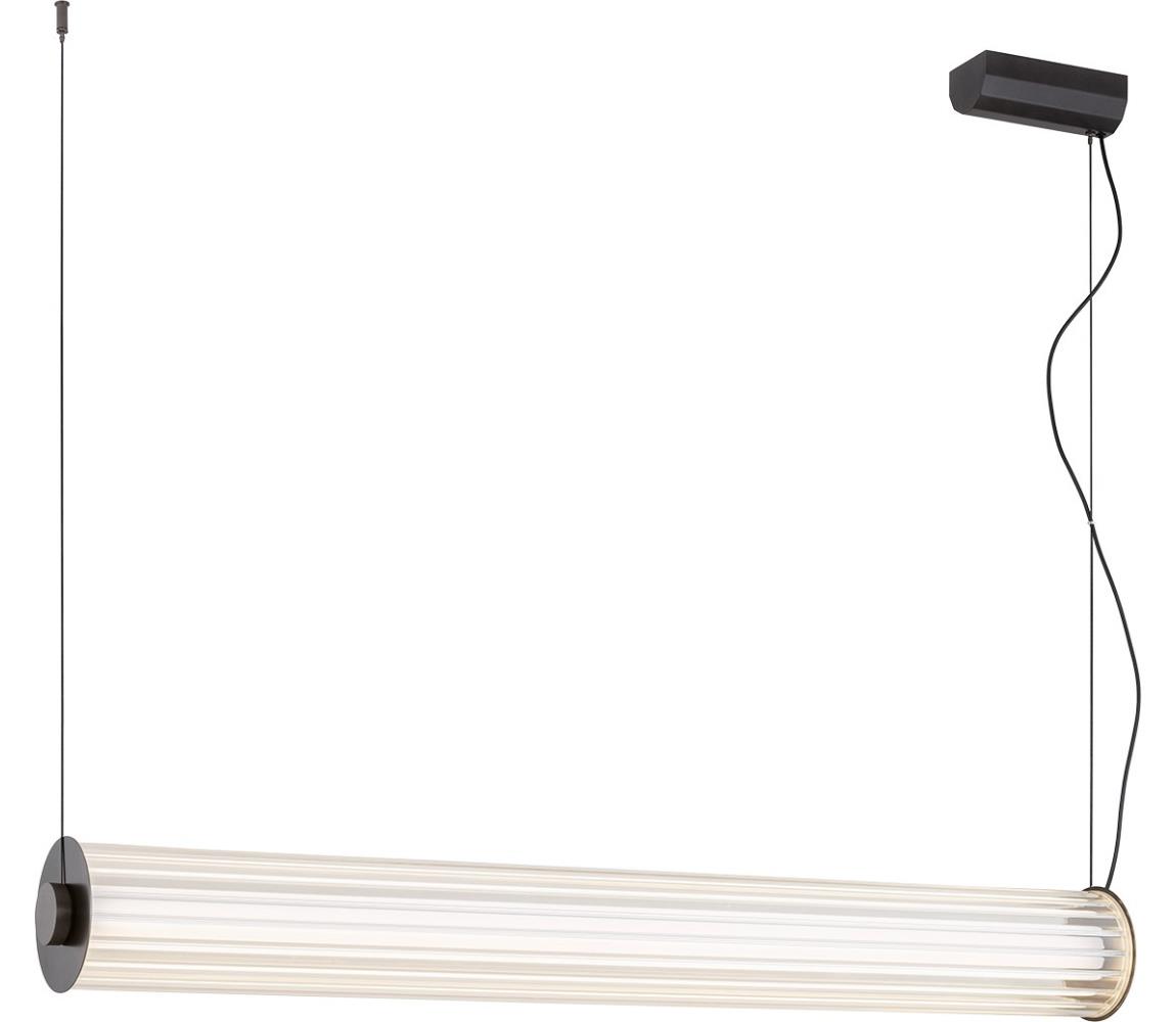 Argon 8628 - LED Żyrandol na lince HAMPTON LED/60W/230V 3000K 80 cm czarny
