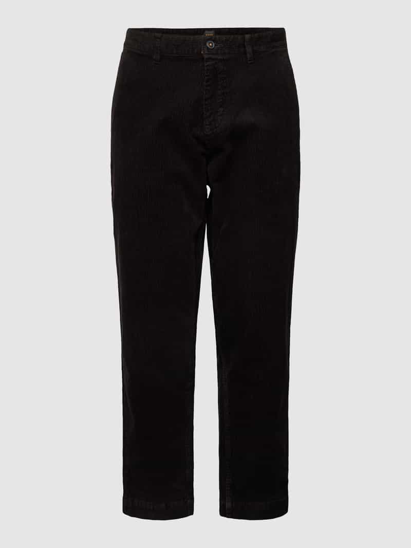 Spodnie sztruksowe z kieszeniami z tyłu model ‘Statum’