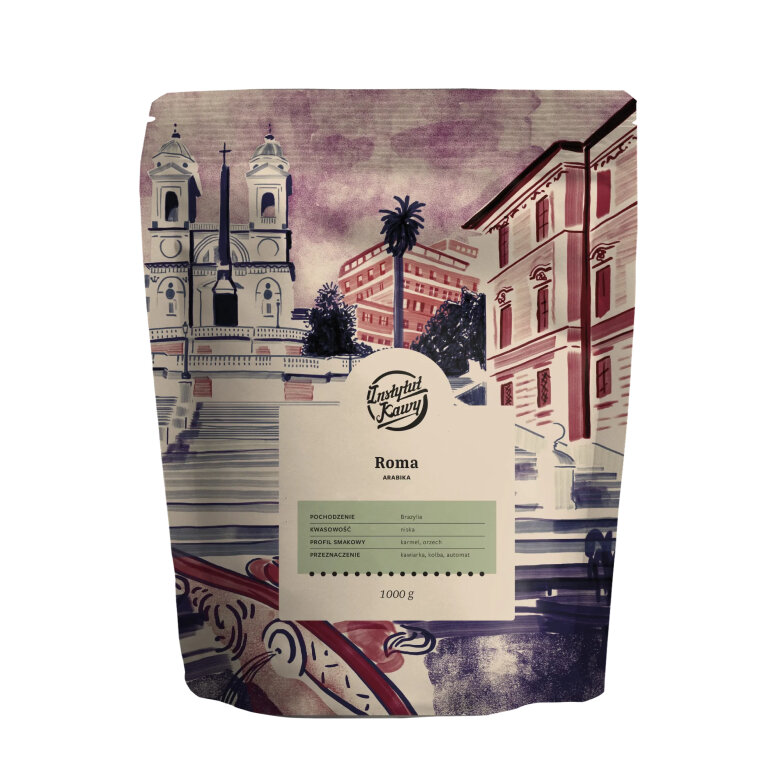 Kawa ziarnista Instytut Kawy Roma 1kg