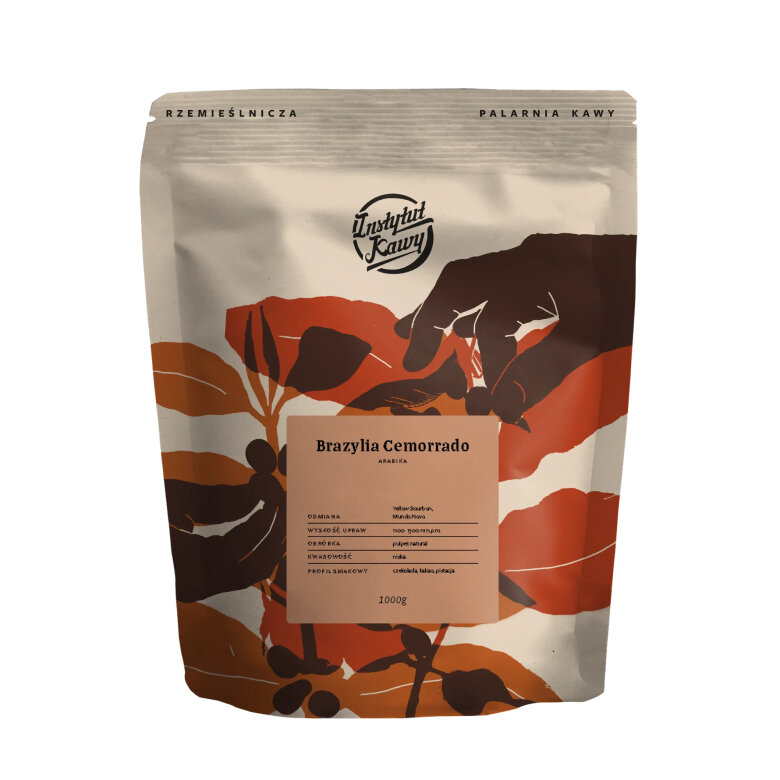 Kawa ziarnista Instytut Kawy Brazylia Cemorrado 1kg