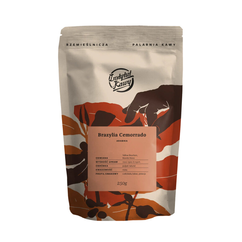 Kawa ziarnista Instytut Kawy Brazylia Cemorrado 250g