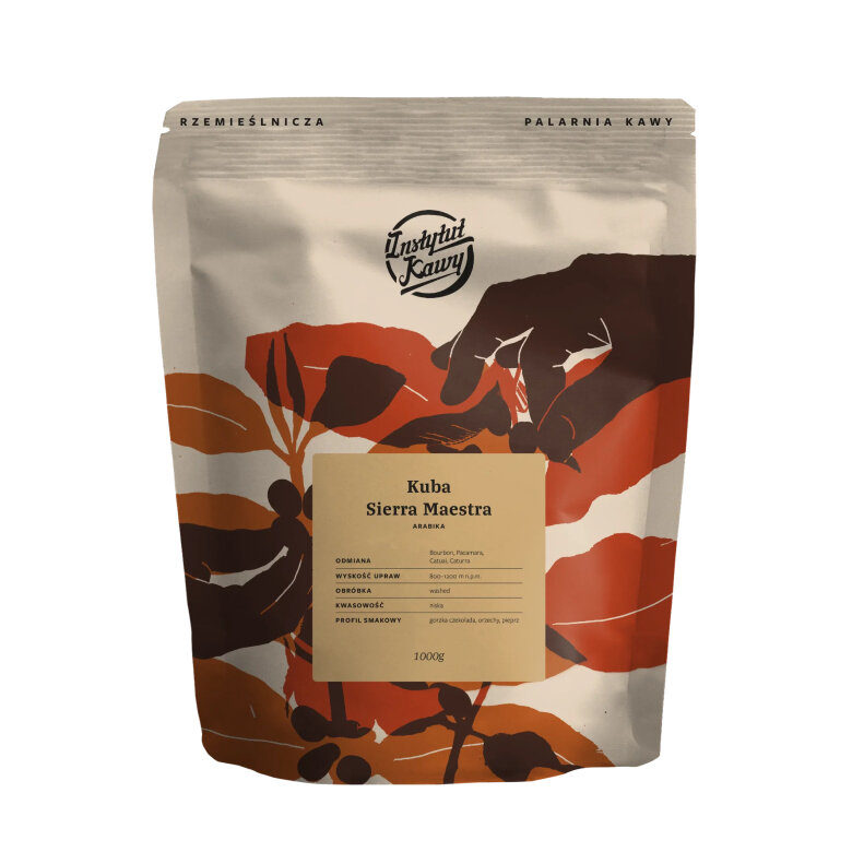 Kawa ziarnista Instytut Kawy Kuba Sierra Maestra 1kg