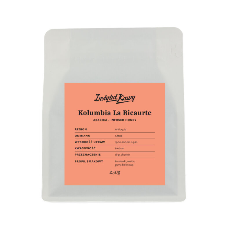 Kawa ziarnista Instytut Kawy Kolumbia La Ricaurte 250g