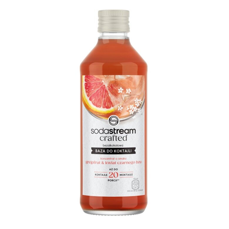 Baza do koktajli SodaStream Crafted Grejpfrut Kwiat Bzu 330 ml