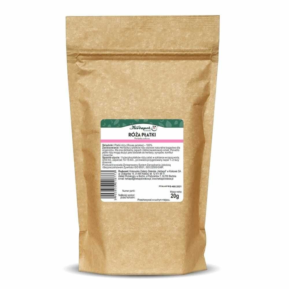 Róża Płatki Herbatka Ziołowa 20 g - Herbapol Kraków