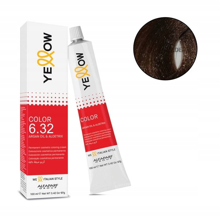 Alfaparf YELLOW Color Permanent 6.32 Farba 100ml