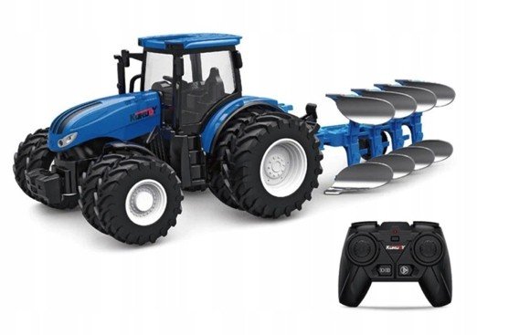 Traktor Ciągnik Zdalnie Sterowany 1:24 RC Pług