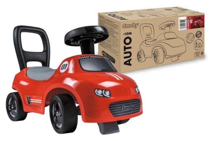 Smoby Jeździk Ride-On Pchacz Z Klaksonem Czerwony