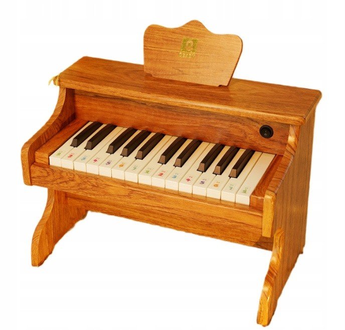 Fortepian Dziecięcy Pianino Dla Dzieci Drewniane Instrumenty Prezent