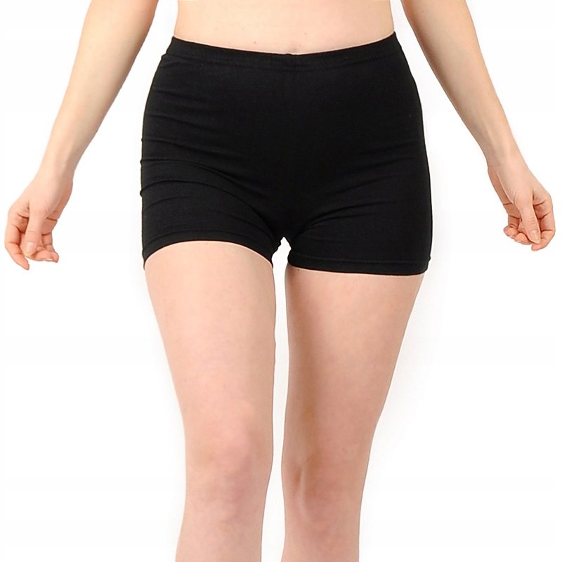 Szorty Legginsy damskie Kolarki Krótkie Spodenki Czarne XXL