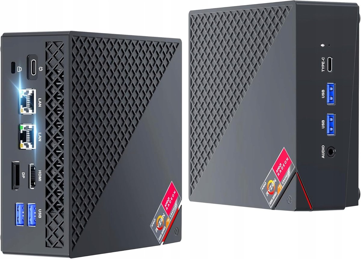 Komputer NiPoGi AM06 PRO Mini PC АMD Ryzen 7 5800U 32 GB DDR4 512 GB 2024