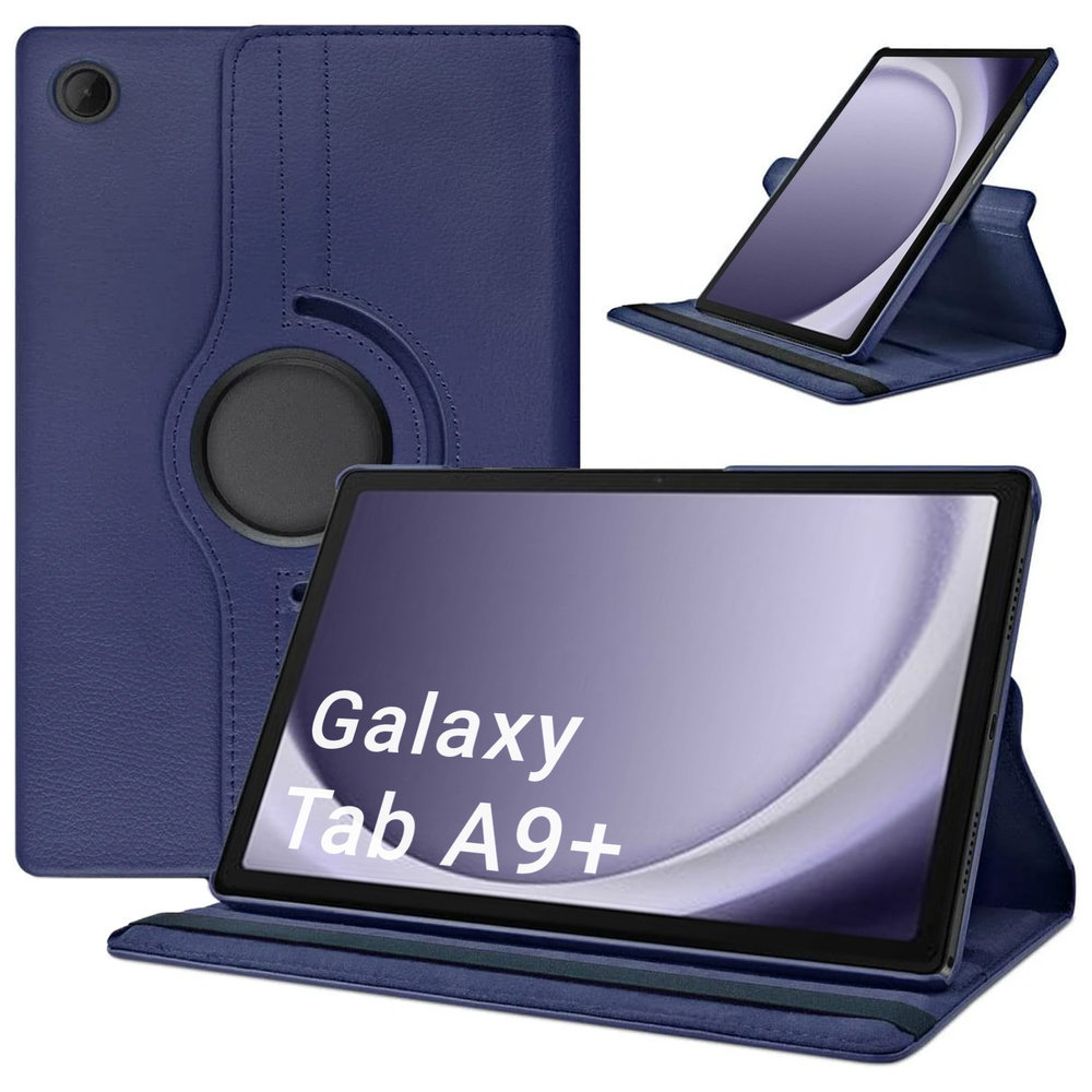 Etui Obrotowe 360 do Samsung Galaxy Tab A9 Plus 11 (Granatowe)
