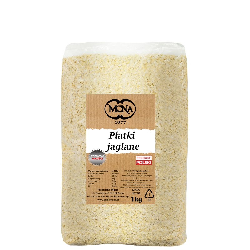 Płatki Jaglane 1kg MONA