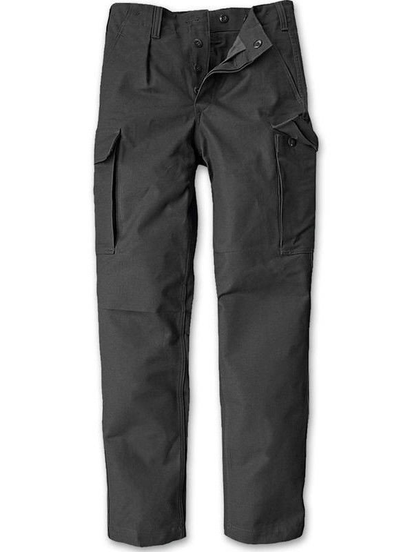 spodnie bojówki MOLESKIN HOSE black-40x32