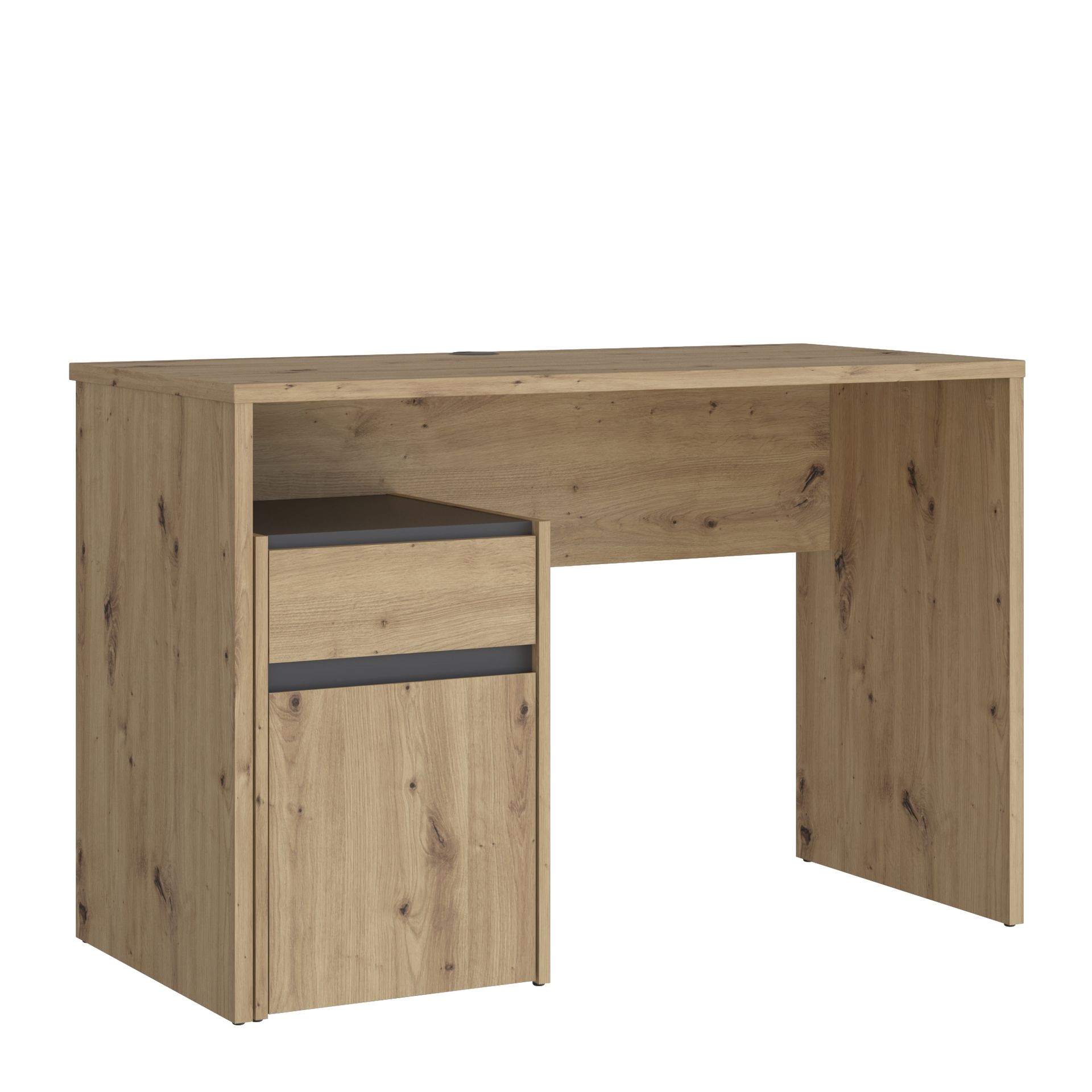 Biurko 110 cm Modultrick Dąb Artisan MDUB111-C827 Forte Dąb Artisan, Szary