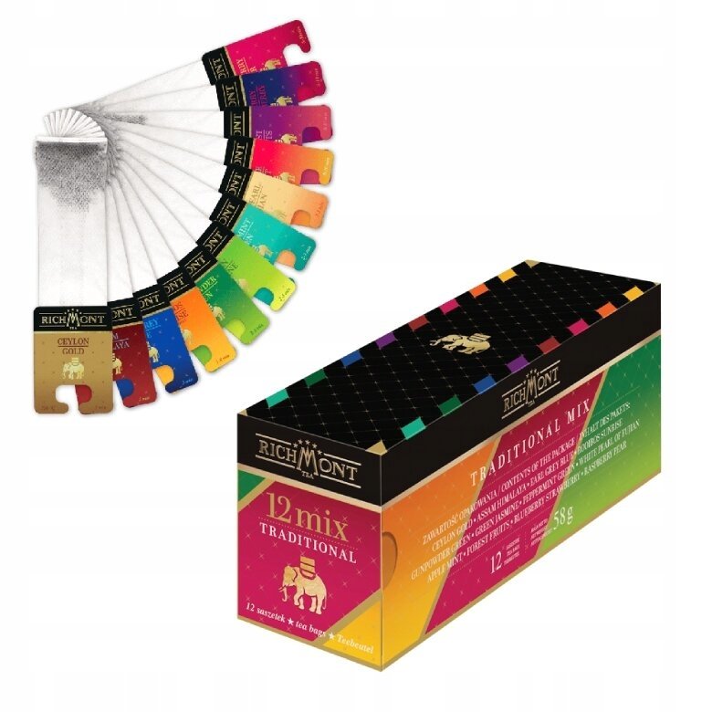 Richmont Mix Traditional 12 Saszetek Herbaty