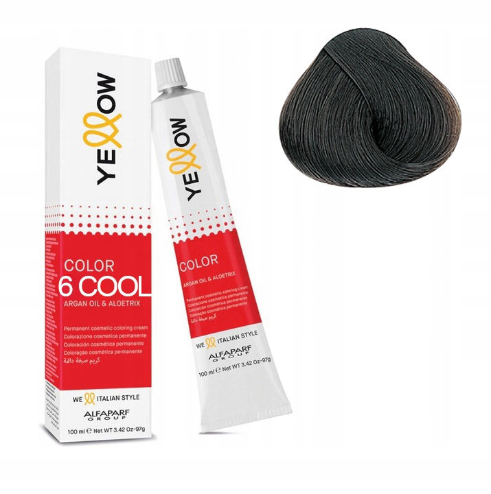 Alfaparf YELLOW Color Permanent 6 Cool Farba 100ml