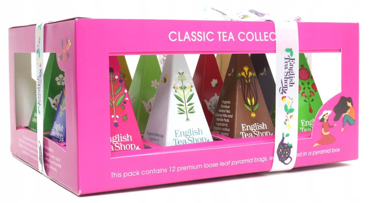 English Tea Shop Classic Tea Collecyion 12 piramidek