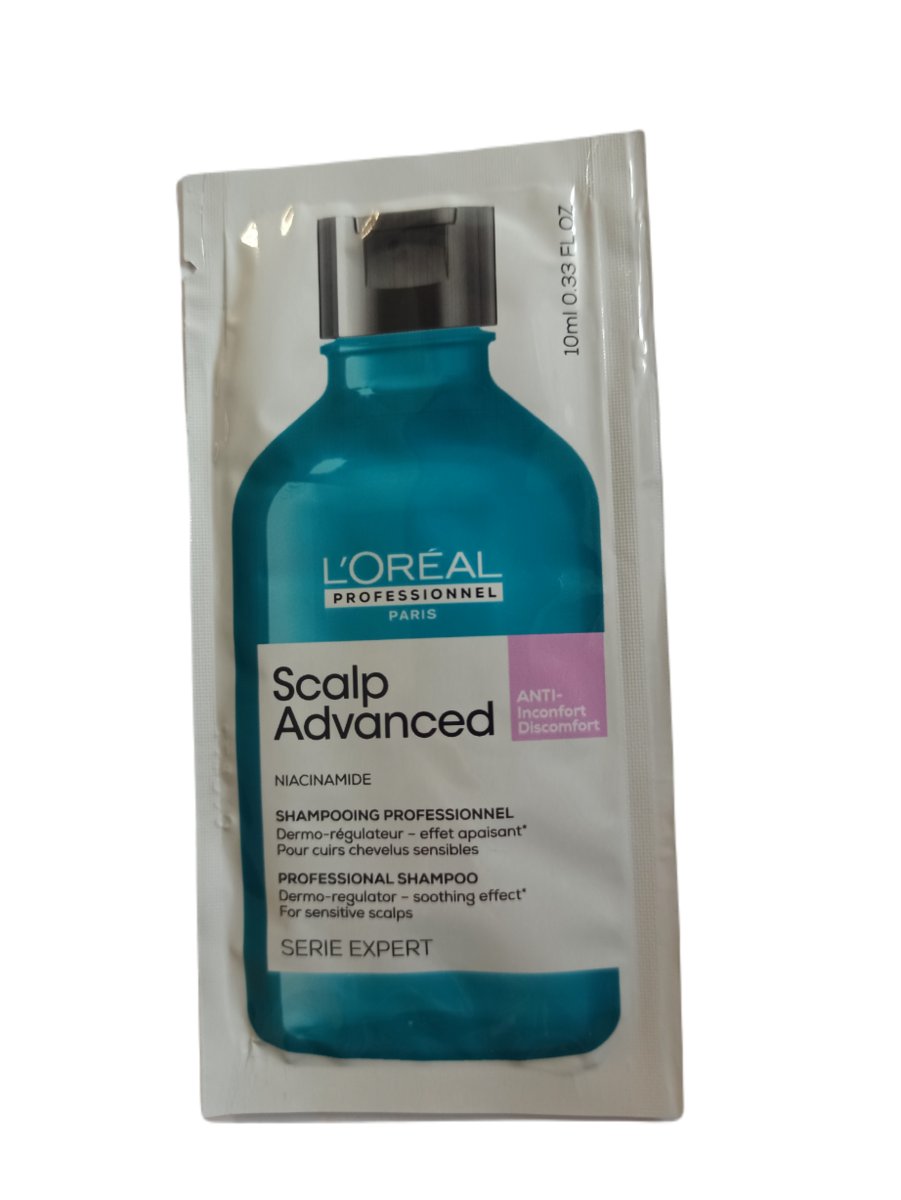 L'Oréal Professionnel, Scalp Advanced, Anti-Discomfort, Szampon kojący do wrażliwej skóry głowy, 10ml