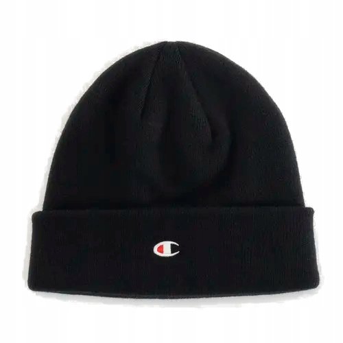 Czapka Zimowa Champion Czarna 806065-Kk001 Beanie Na Zimę Uniseks
