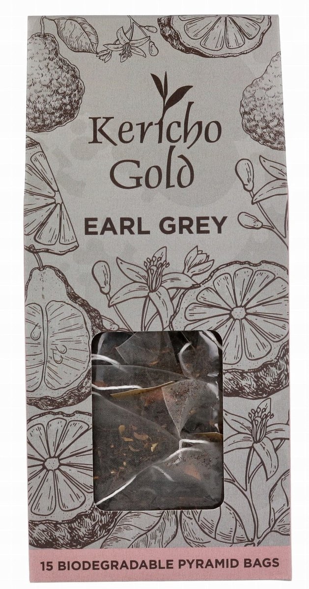 Kericho Gold Earl Grey 15 torebek typu piramidka