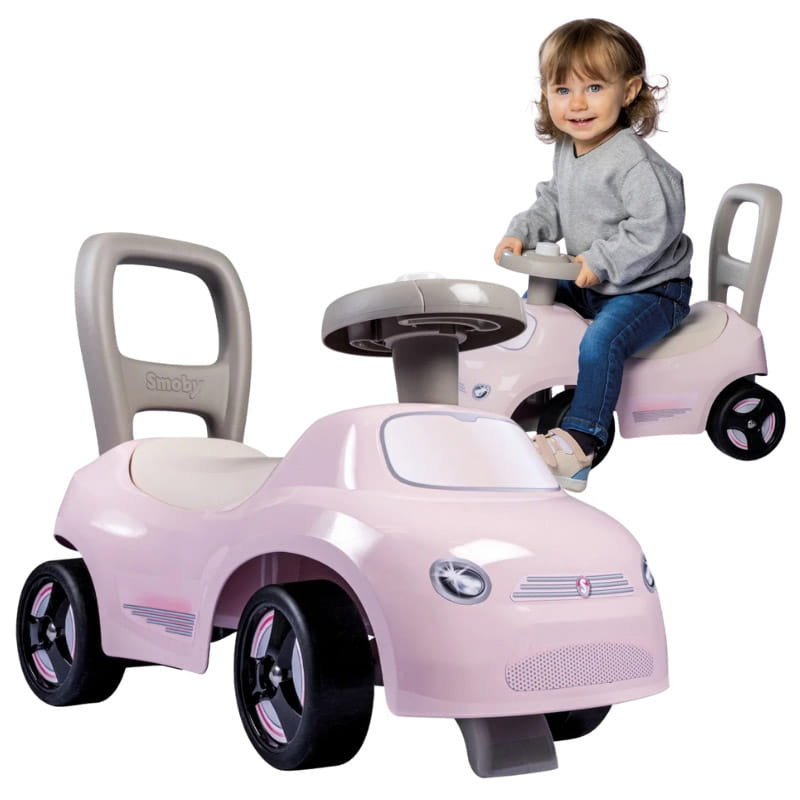 Smoby Jeździk Ride-On Pchacz Z Klaksonem Różowy