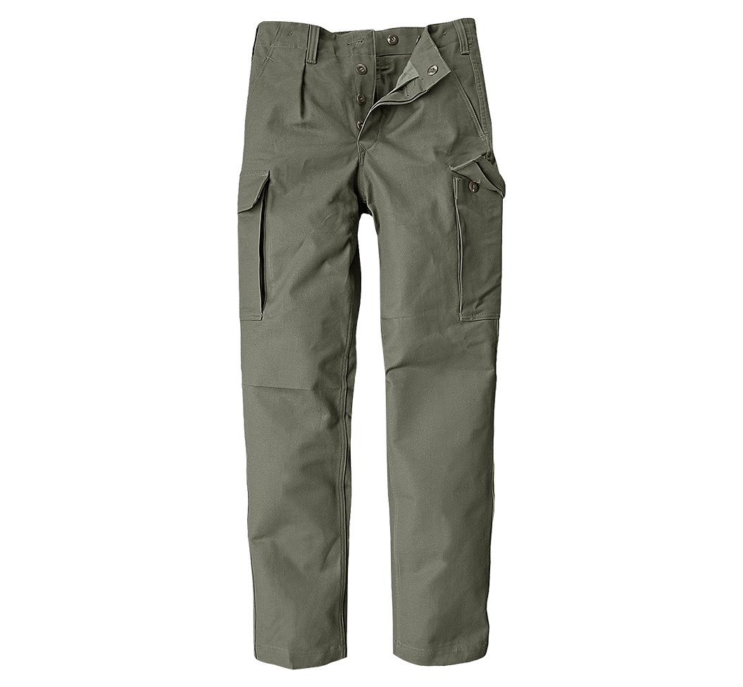 spodnie bojówki MOLESKIN HOSE olive-34x34
