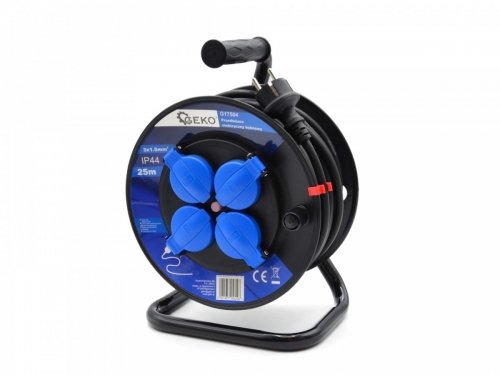 Przedłużacz elektryczny bębnowy 3x1.5mm2 25m IP44 (1)