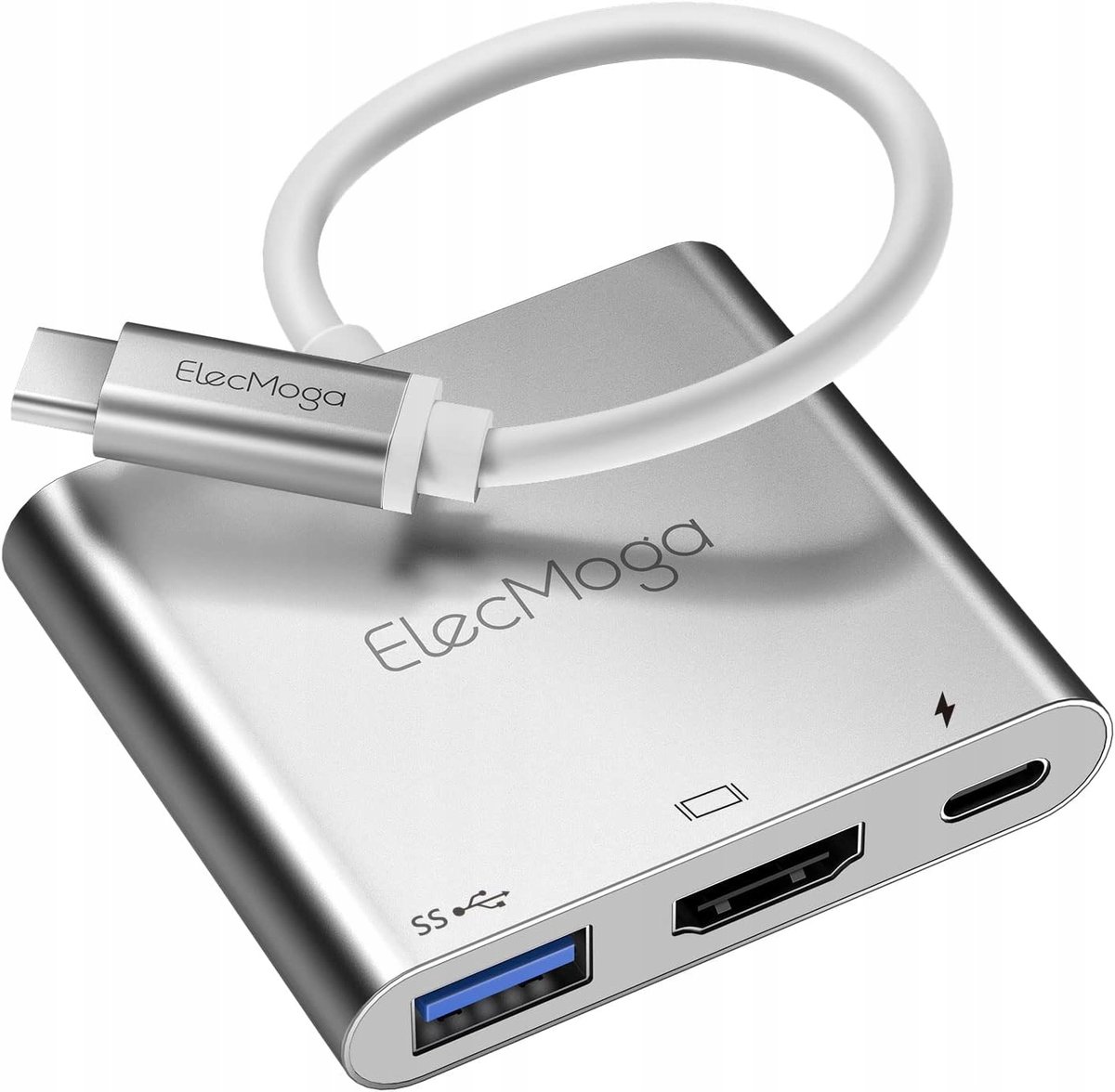 HUB USB-C Adapter 3w1 HDMI 4K30Hz USB3.0 USB-C PD 87W
