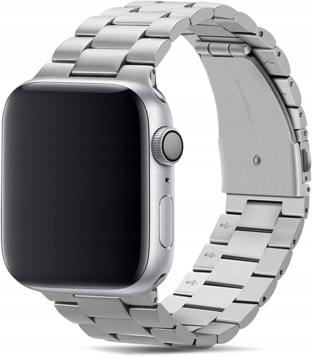 Bransoleta do Zegarka Apple Watch SE Series 6 5 4 3 2 1 Srebrny