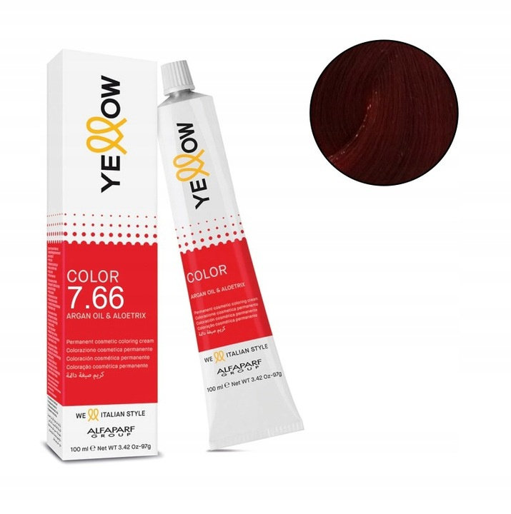 Alfaparf YELLOW Color Permanent 7.66 Farba 100ml