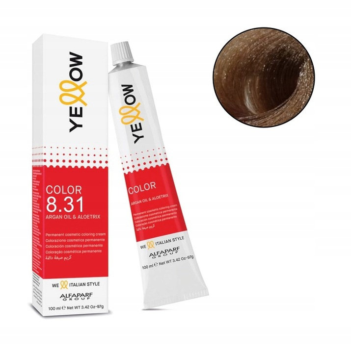 Alfaparf YELLOW Color Permanent 8.31 Farba 100ml