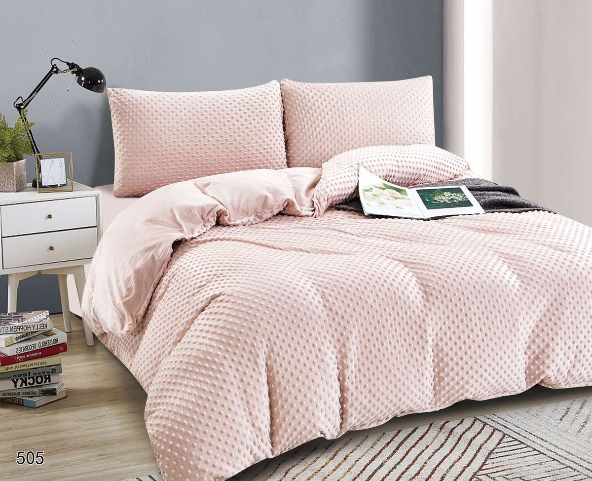 Pościel welurowa 160x200 beżowa