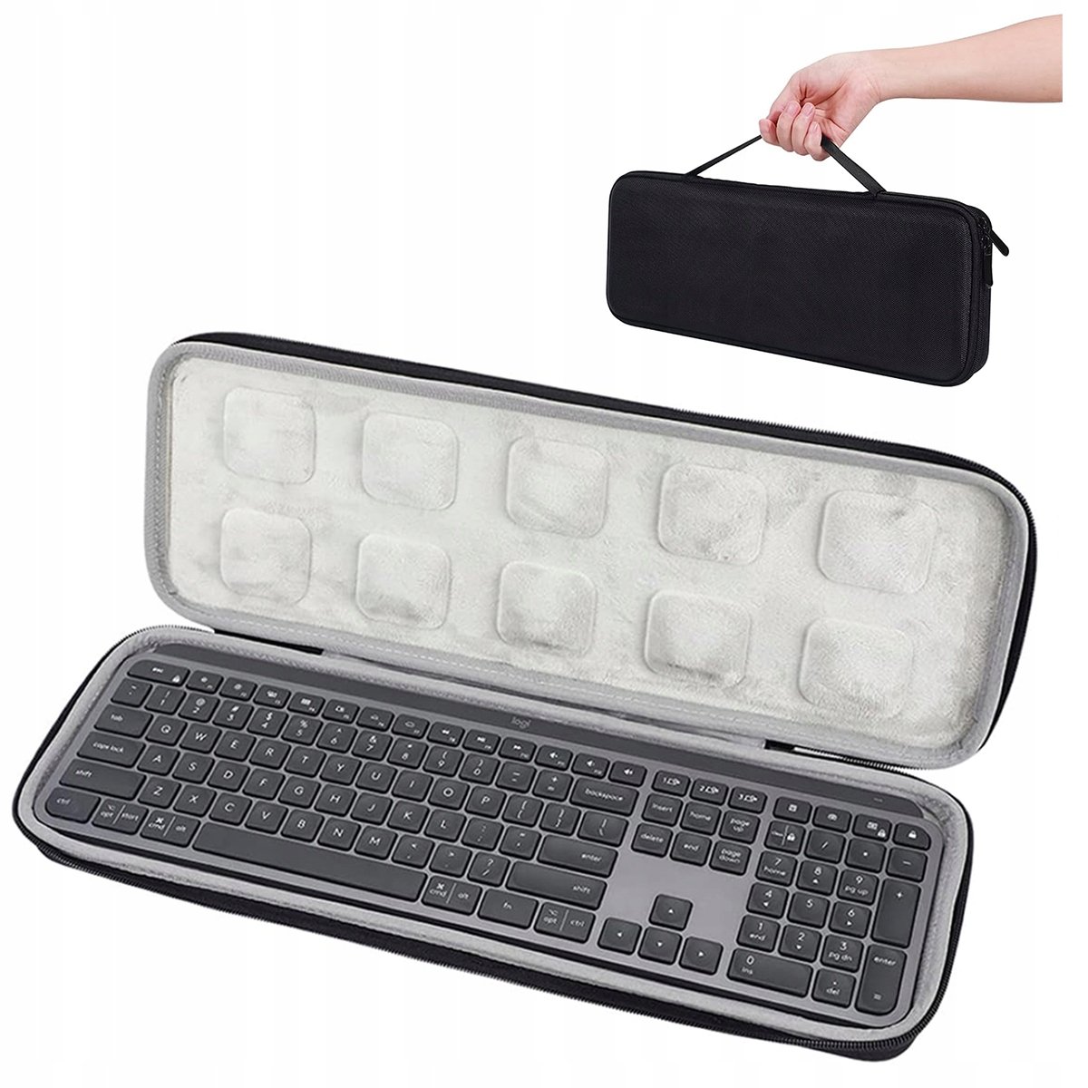 Etui Supero na klawiaturę Logitech MX KEYS, obudowa, torba, case, pokrowiec