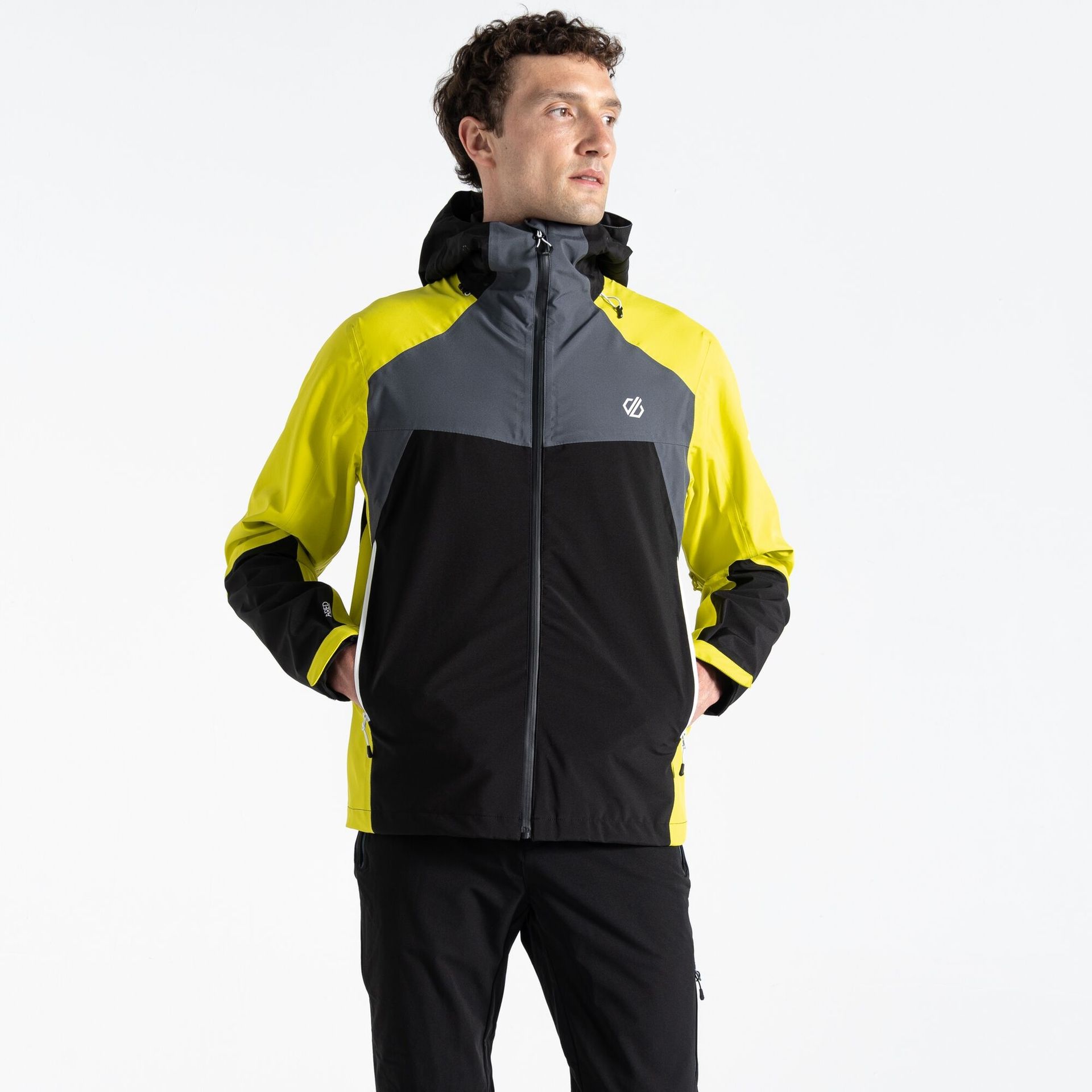 Dare 2b - Męska Kurtka Narciarska Roving Limonkowo-czarny, Rozmiar: Xxxl