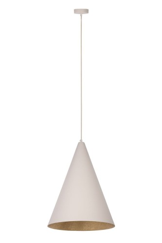 Vesuvio D35 lampa wisząca 1xE27 beżowa/złota 41066
