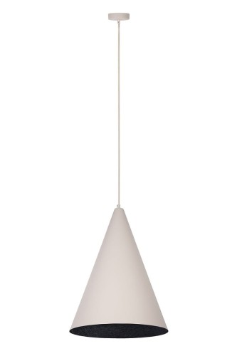 Vesuvio D35 lampa wisząca 1xE27 beżowa/czarna 41071